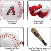 AZ Diamondbacks (Dbacks) Baseball Rope Toys