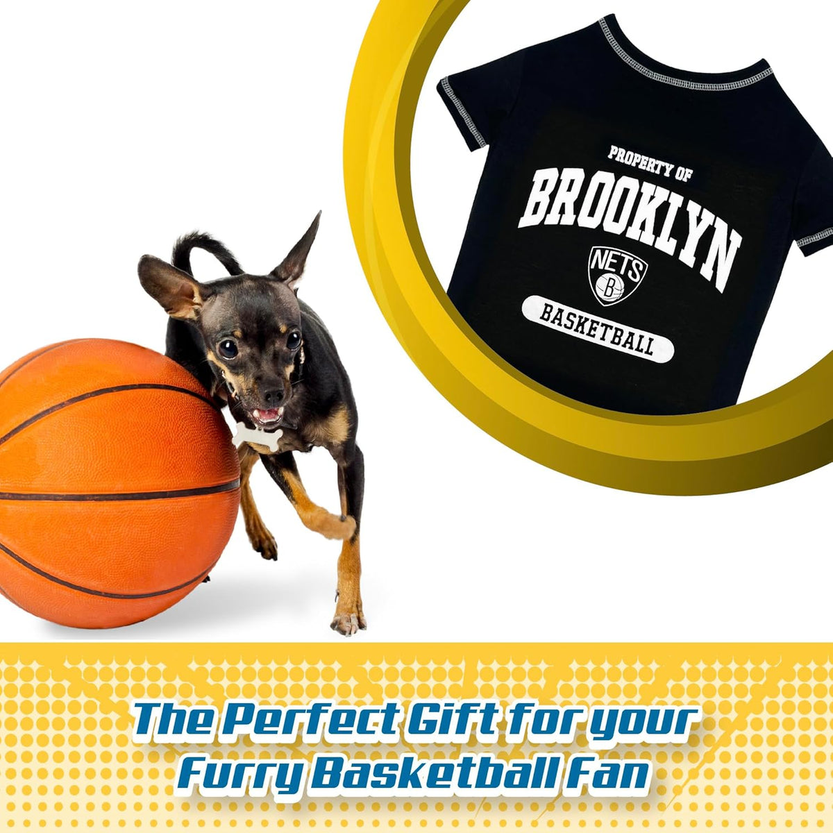 Brooklyn Nets Athletics Pet Shirt