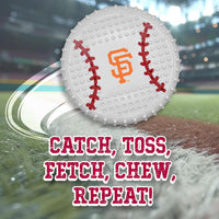 San Francisco Giants Hard Nylon Baseball Chew Toy