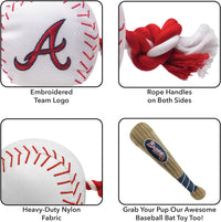 Atlanta Braves Baseball Rope Toys