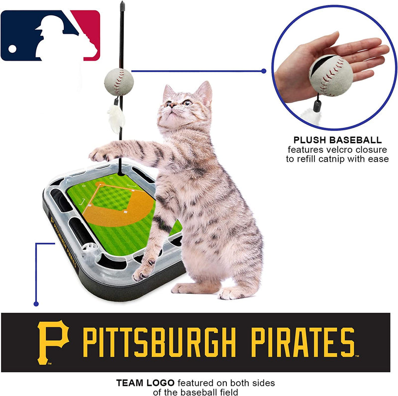 Pittsburgh Pirates Baseball Cat Scratcher Toy