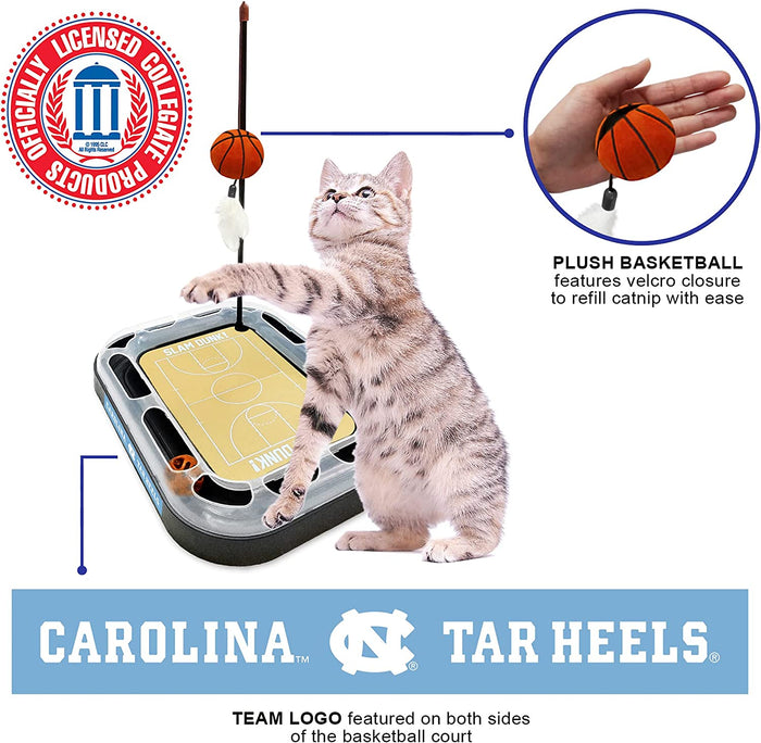 NC Tar Heels Basketball Cat Scratcher Toy