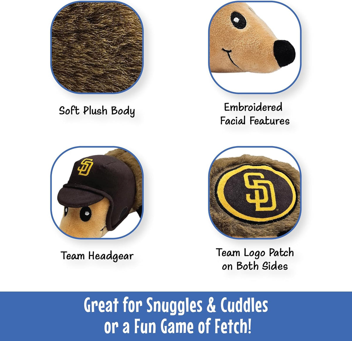 San Diego Padres Hedgehog Plush Toy