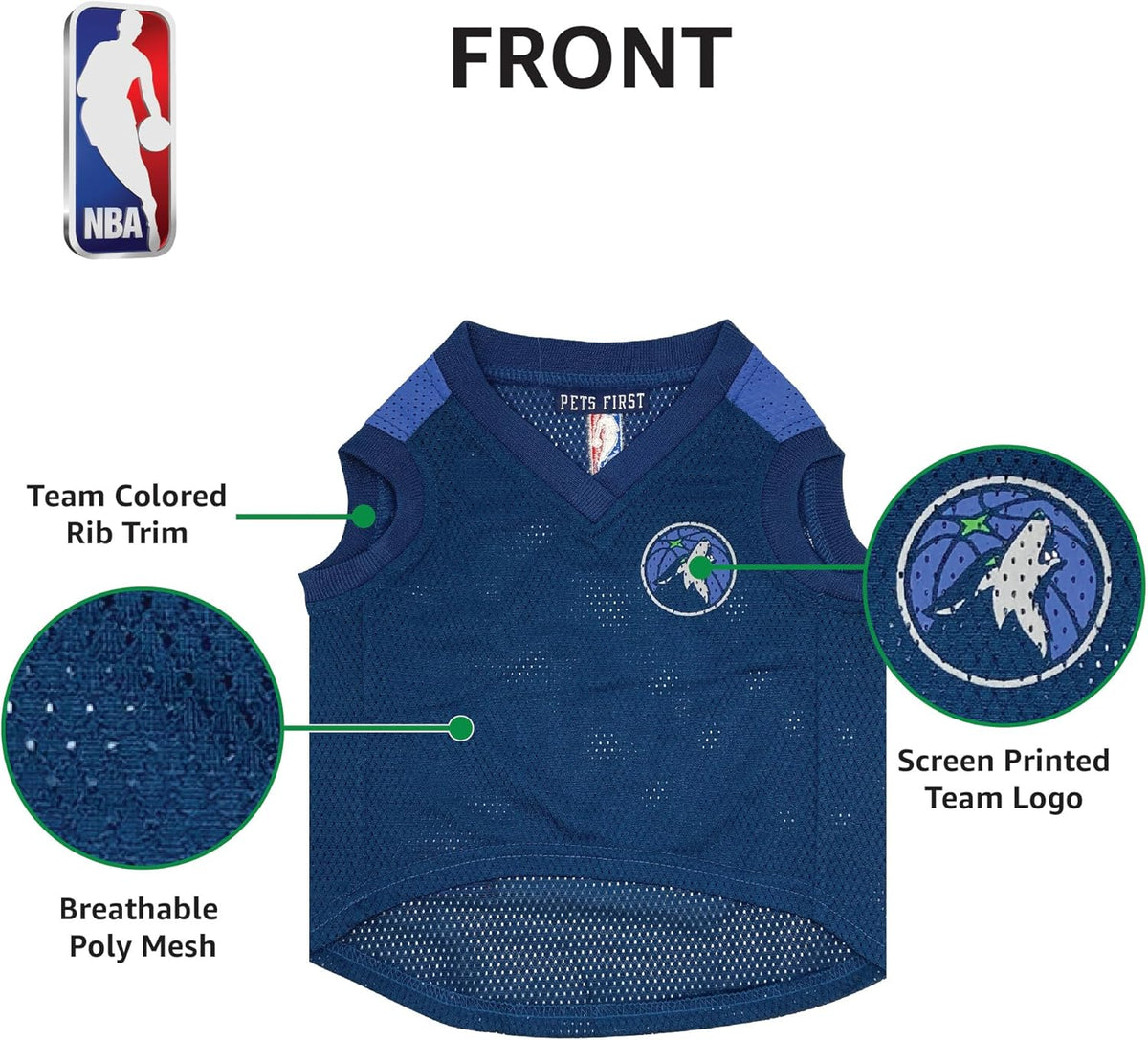 Minnesota Timberwolves Pet Jersey