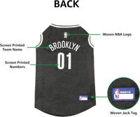 Brooklyn Nets Pet Jersey