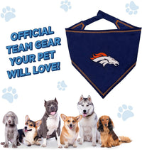 Denver Broncos Tie-On Bandana