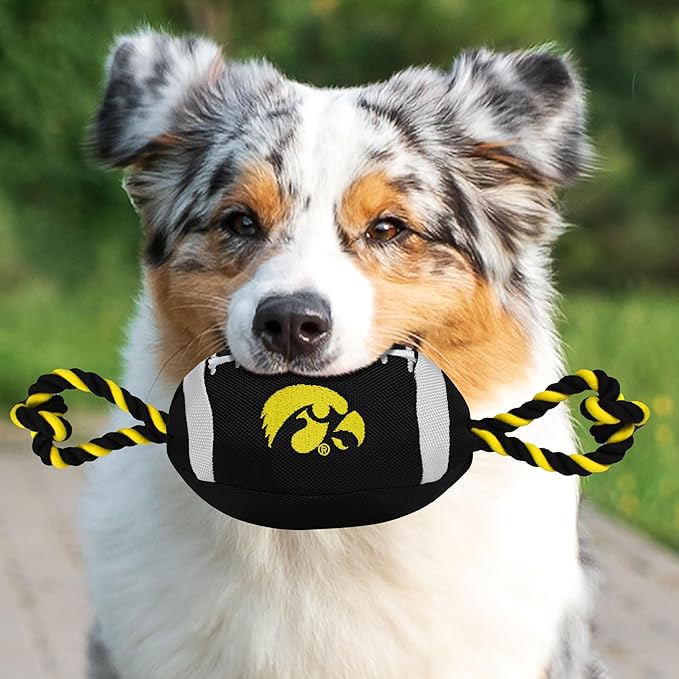 IA Hawkeyes Football Rope Toys