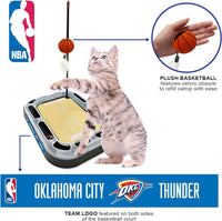 Oklahoma City Thunder Basketball Cat Scratcher Toy
