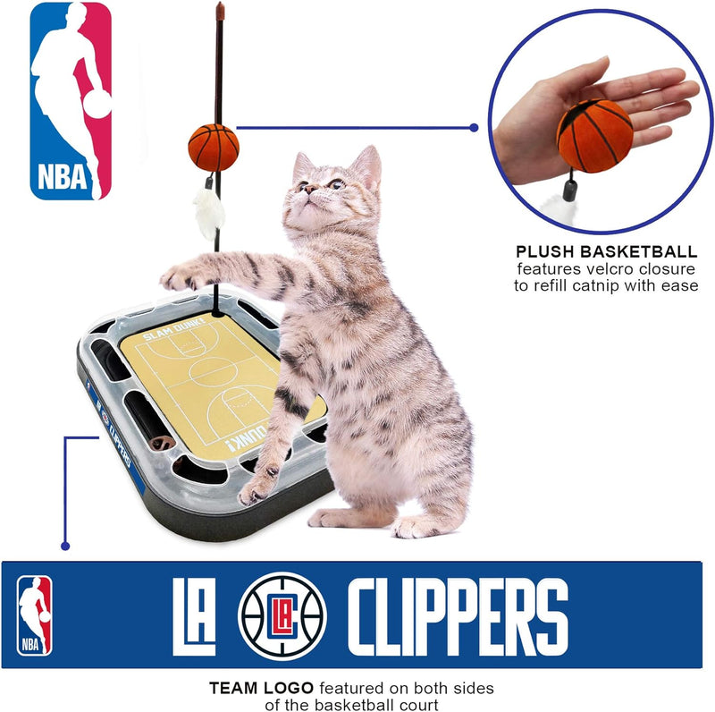 Los Angeles Clippers Basketball Cat Scratcher Toy