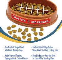 TX Tech Red Raiders Football Slow Feeder Bowl