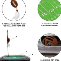 New York Giants Football Cat Scratcher Toy