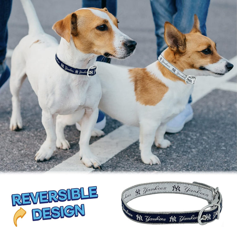 New York Yankees Reversible Dog Collar
