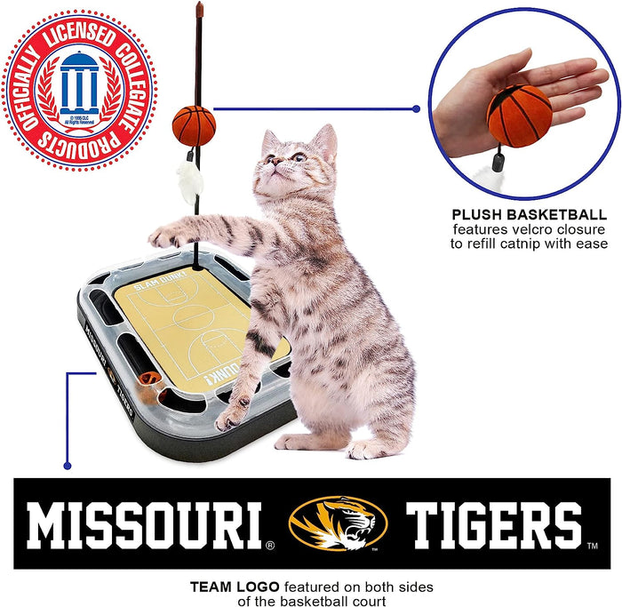 MO Tigers Basketball Cat Scratcher Toy