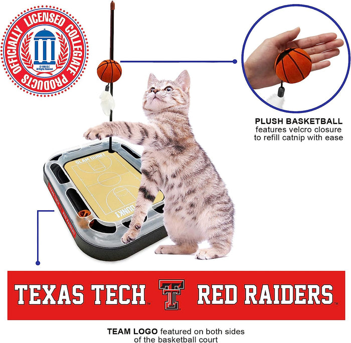 TX Tech Red Raiders Basketball Cat Scratcher Toy
