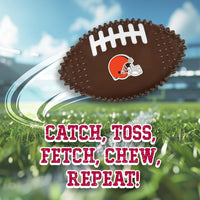 Cleveland Browns Hard Nylon Football Chew Toy