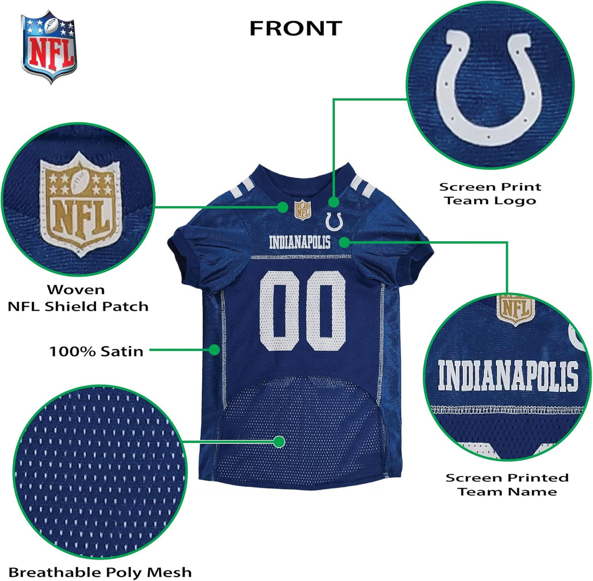 Indianapolis Colts Pet Jersey