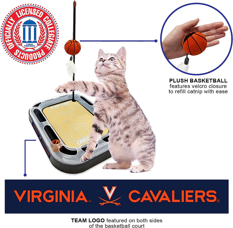 VA Cavaliers Basketball Cat Scratcher Toy