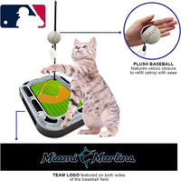Miami Marlins Baseball Cat Scratcher Toy