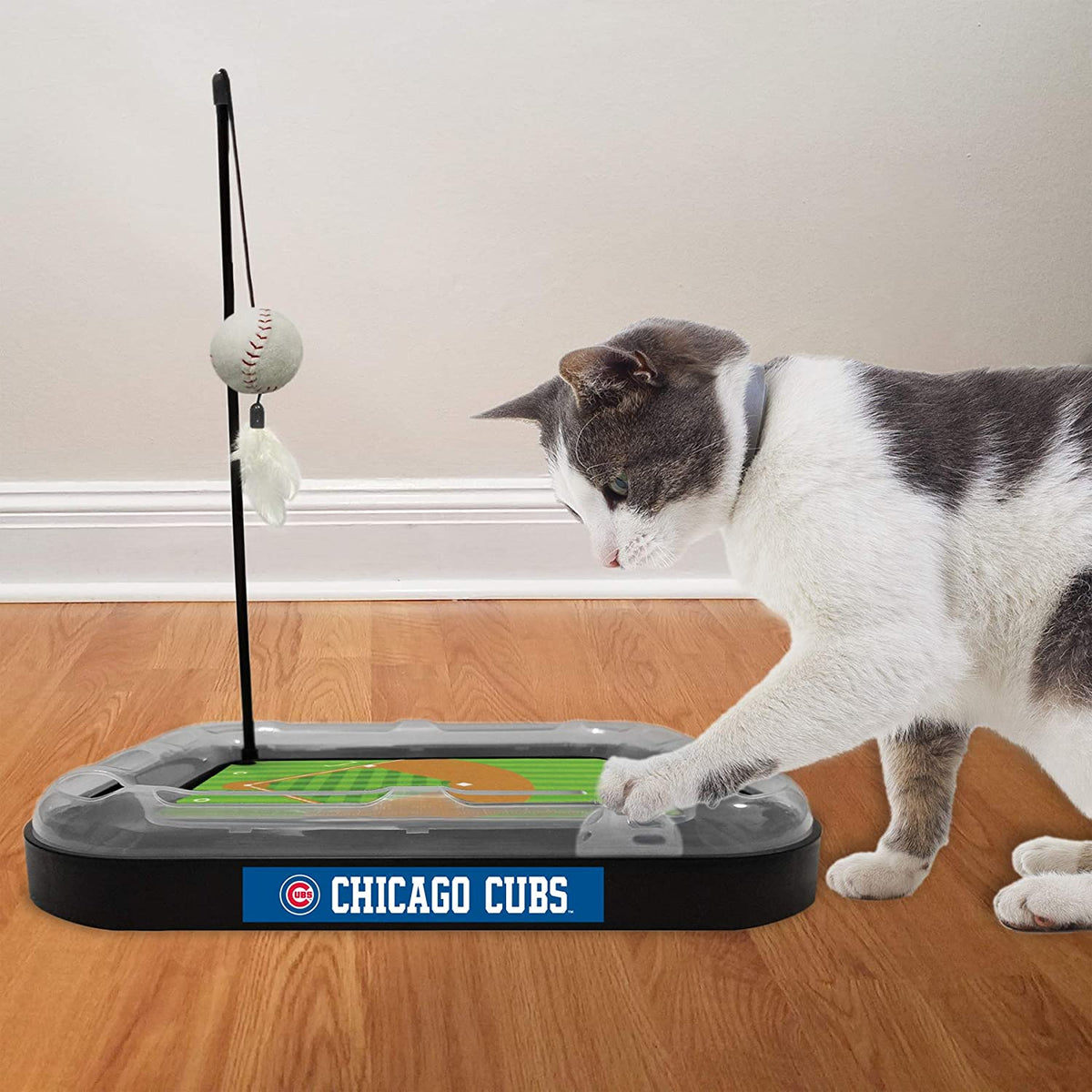 Chicago Cubs Baseball Cat Scratcher Toy
