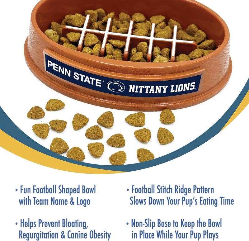 Penn State Nittany Lions Football Slow Feeder Bowl