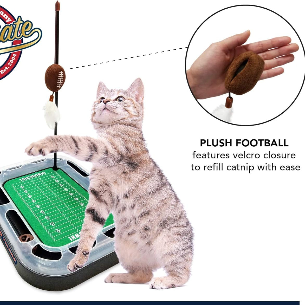 AZ Wildcats Football Cat Scratcher Toy
