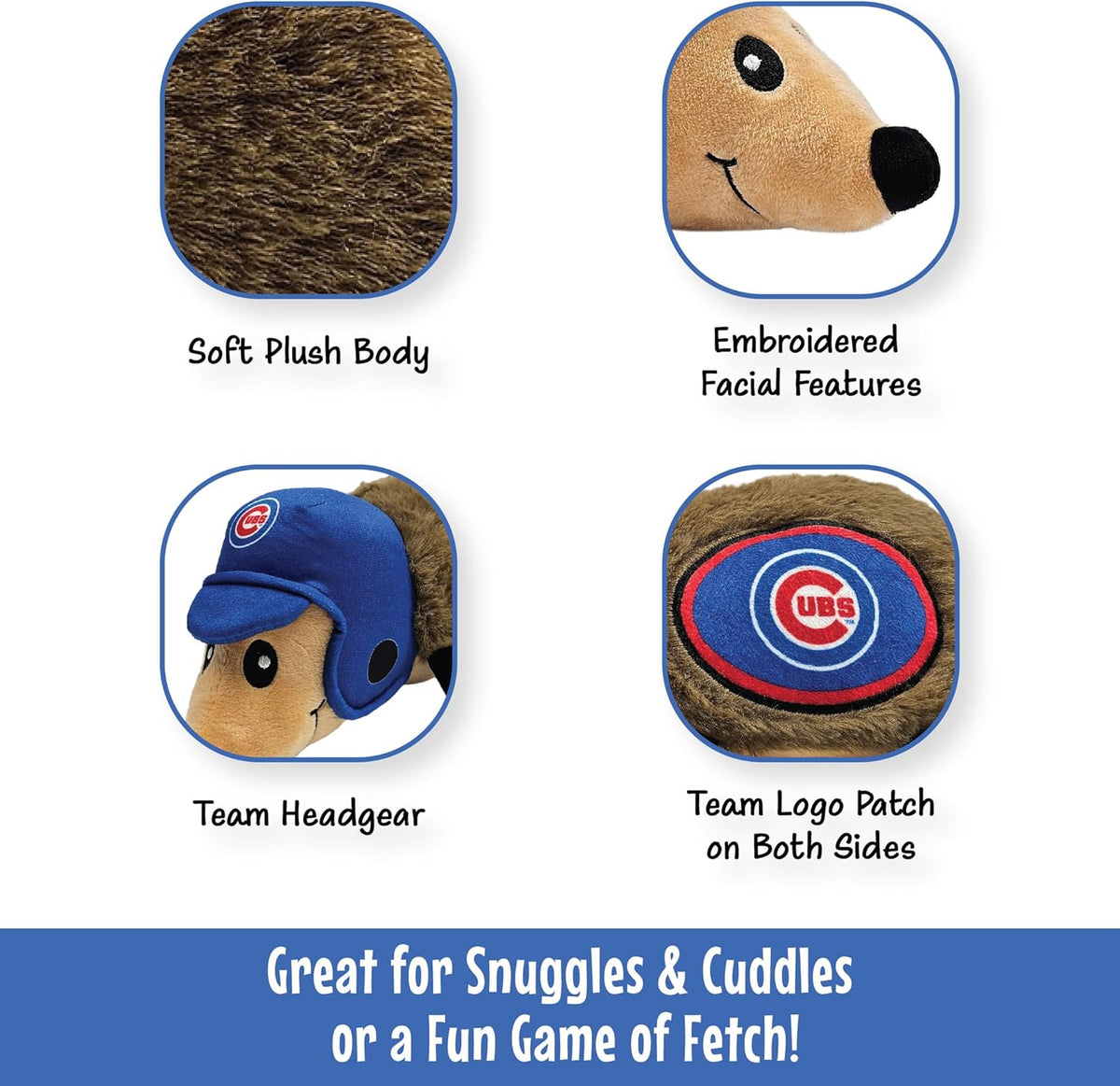 Chicago Cubs Hedgehog Plush Toy