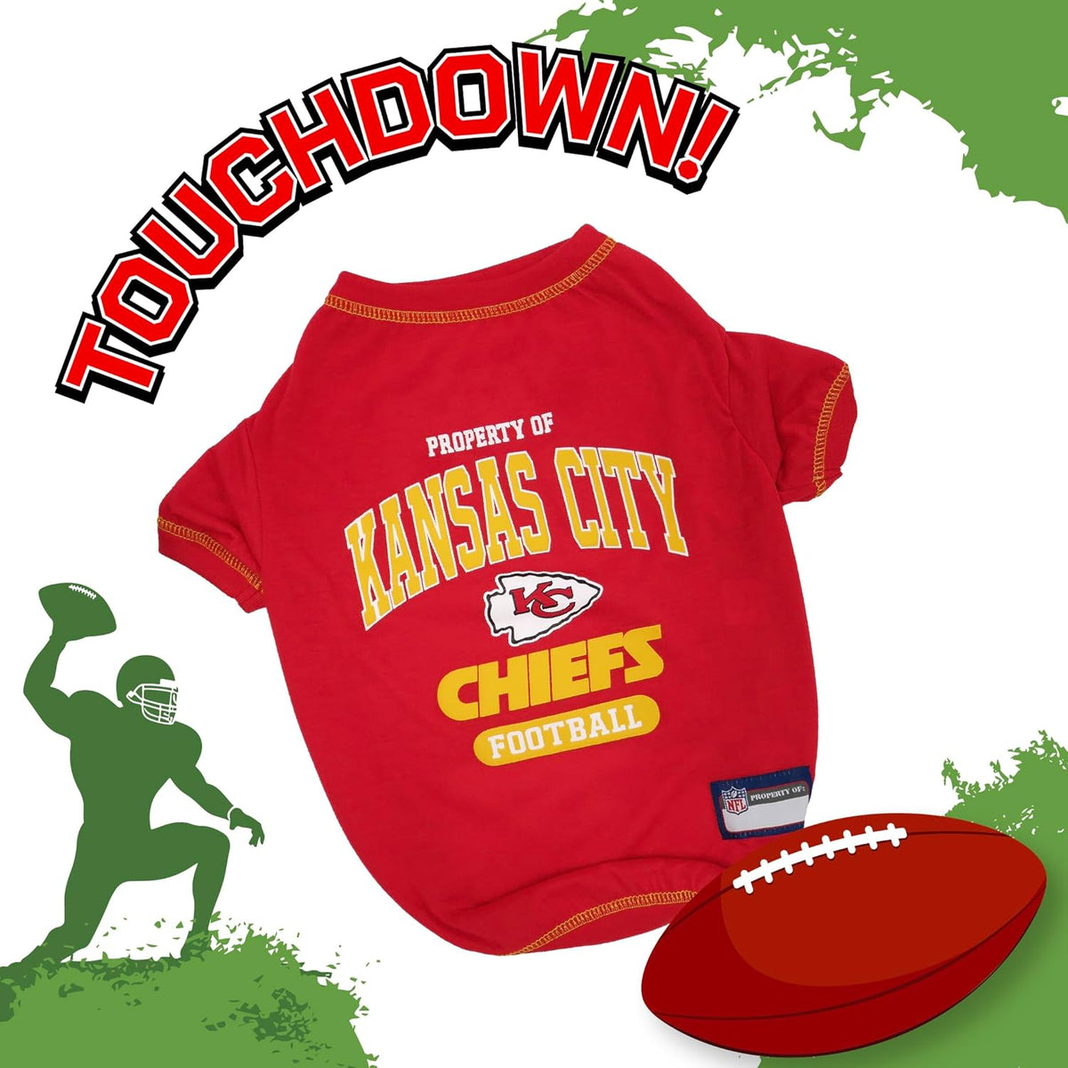 Kansas City Chiefs Athletics Tee Shirt