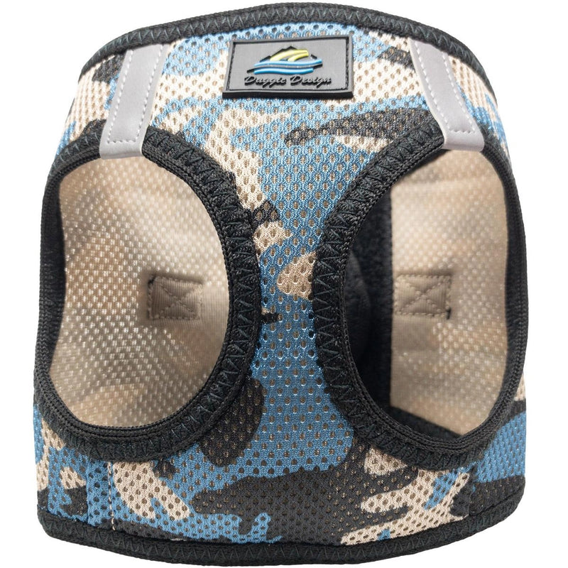 American River Choke Free Dog Harness™ Blue Camo