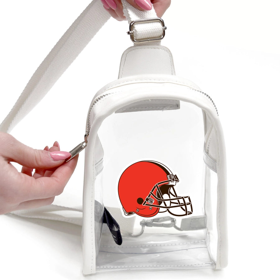 Cleveland Browns Clear Mini Sling