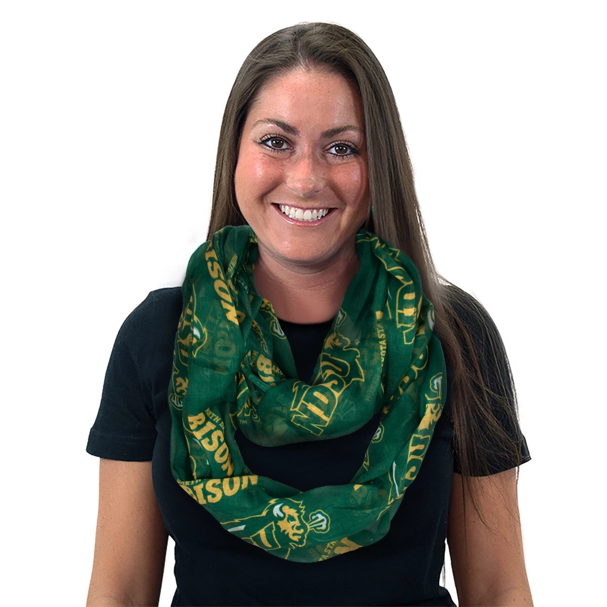 North Dakota State Bisons Infinity Scarf