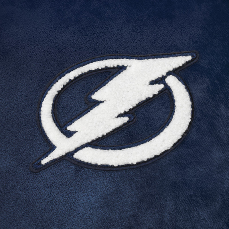 Tampa Bay Lightning Fur Trim Poncho