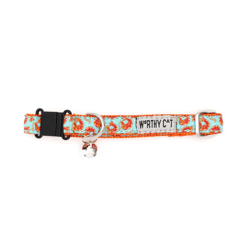 Blue Shrimp Cat Collar
