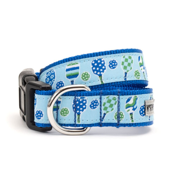 Pickleball Blue Dog Collar