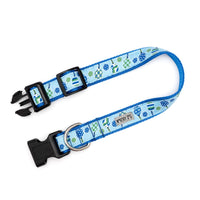 Pickleball Blue Dog Collar