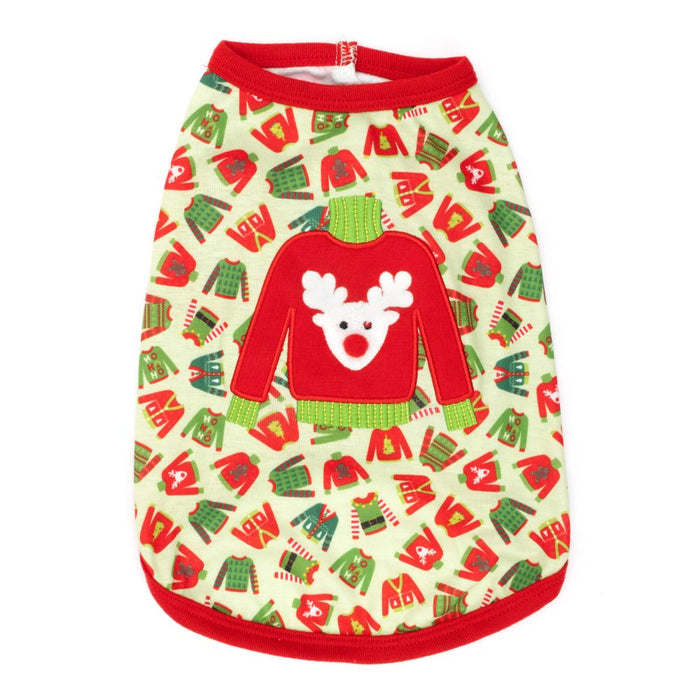 Ugly Christmas Sweater Lightweight Tee Shirt