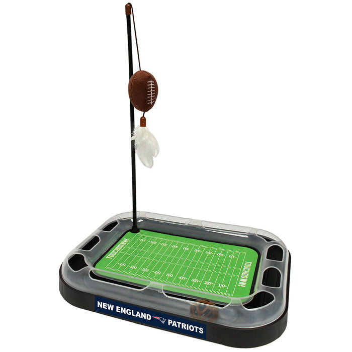 New England Patriots Football Cat Scratcher Toy