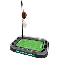 New York Jets Football Cat Scratcher Toy