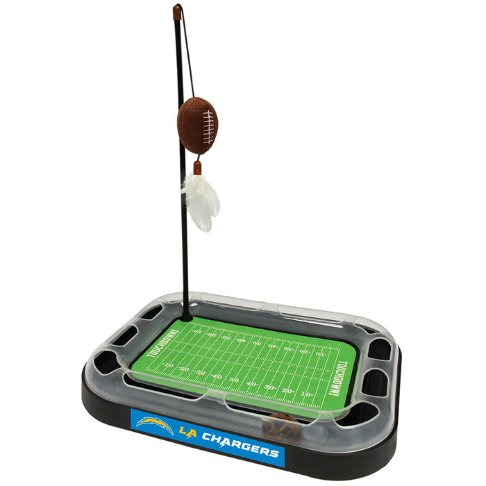 Los Angeles Chargers Football Cat Scratcher Toy