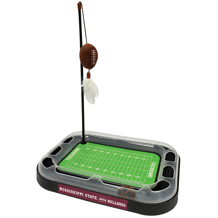 MS State Bulldogs Football Cat Scratcher Toy