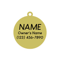 Bad to the Bone Pet ID Tag