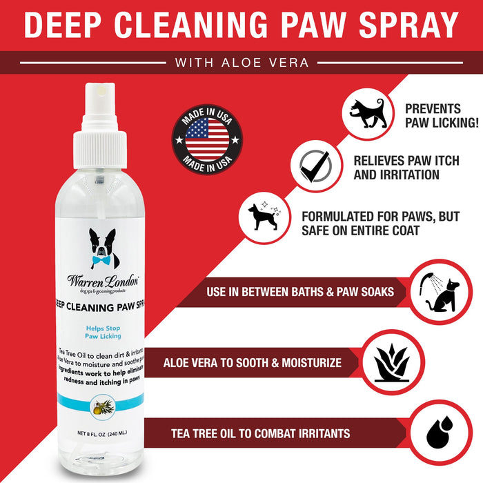 Deep Cleaning Paw Spray for Dogs