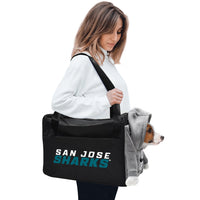 San Jose Sharks Furry Fan Pet Carrier