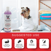 Calming Lavender Dog Shampoo w/Aloe Vera & Essential Oils