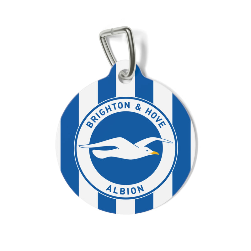 Brighton & Hove Albion FC 25/26 Home Kit-Inspired Collar Charm