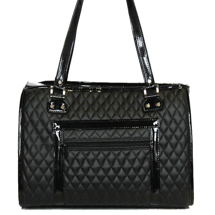 The Payton Black Quilted Bag Carrier