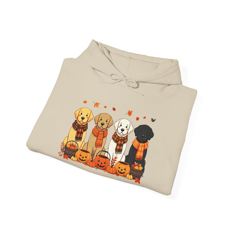 Labrador Retriever Autumn Unisex Heavy Blend™ Hooded Sweatshirt