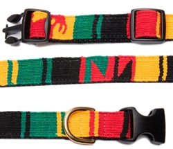 ATWCW Rasta - Mayan Artisan-Handmade Dog Collars