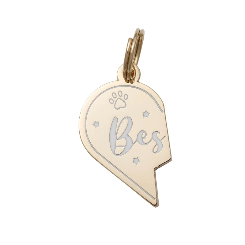 Besties Pet ID Tag and Charm