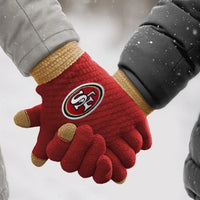 San Francisco 49ers Waffle Knit Gloves