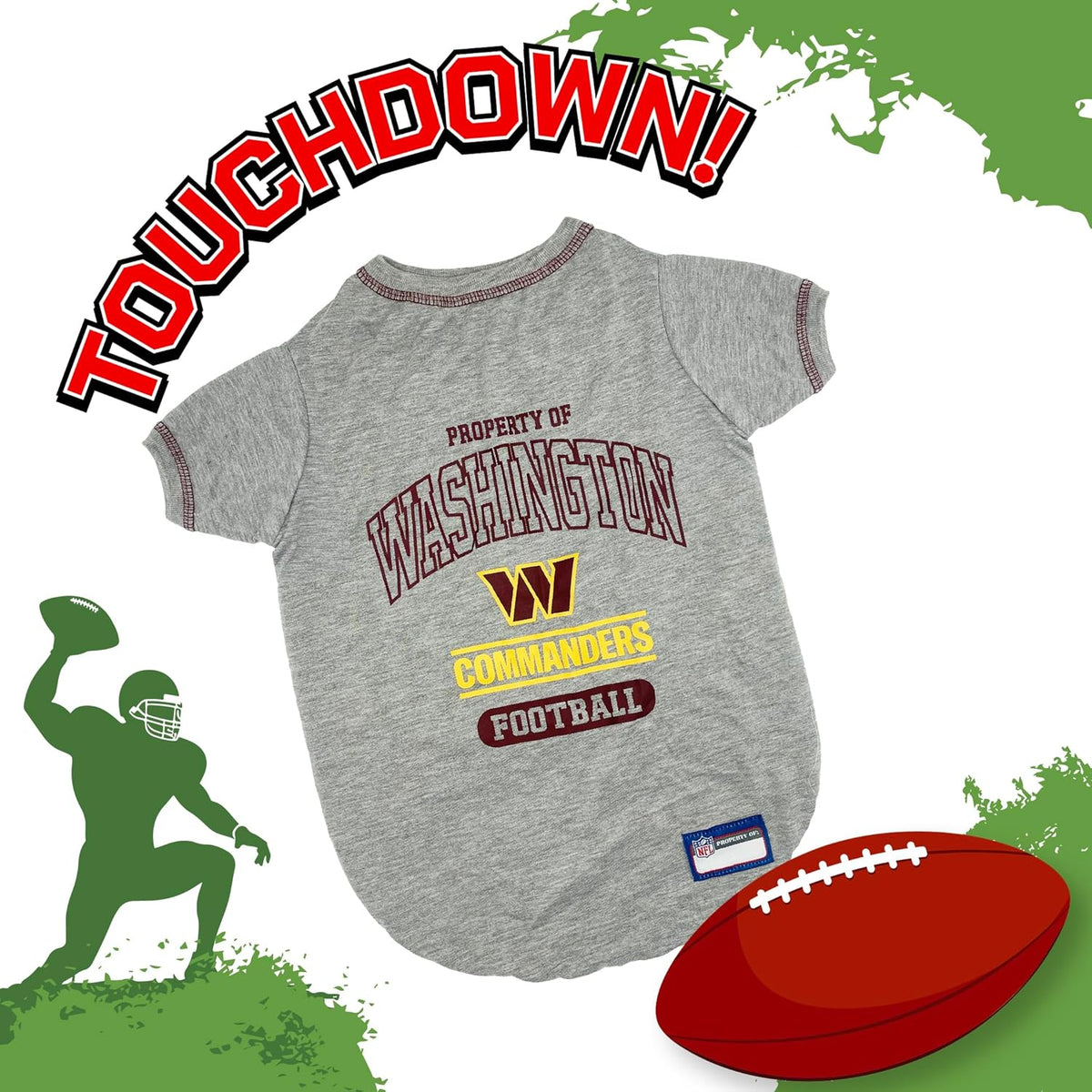Washington Commanders Athletics Tee Shirt